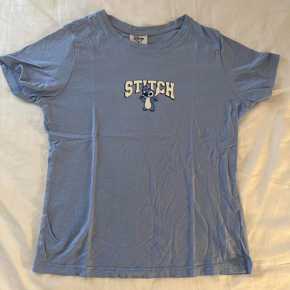 Disney Light Blue Stitch Tee